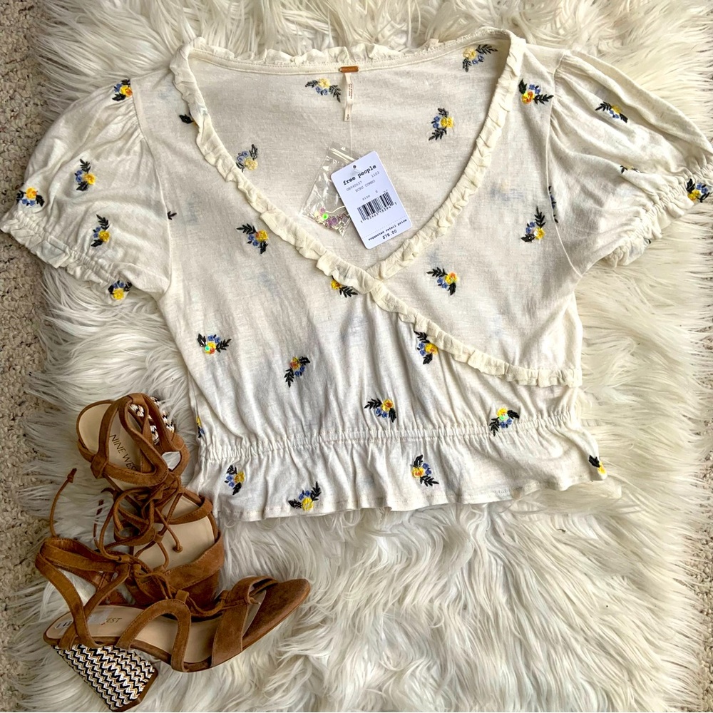 Free People Full Bloom Ruffle Top